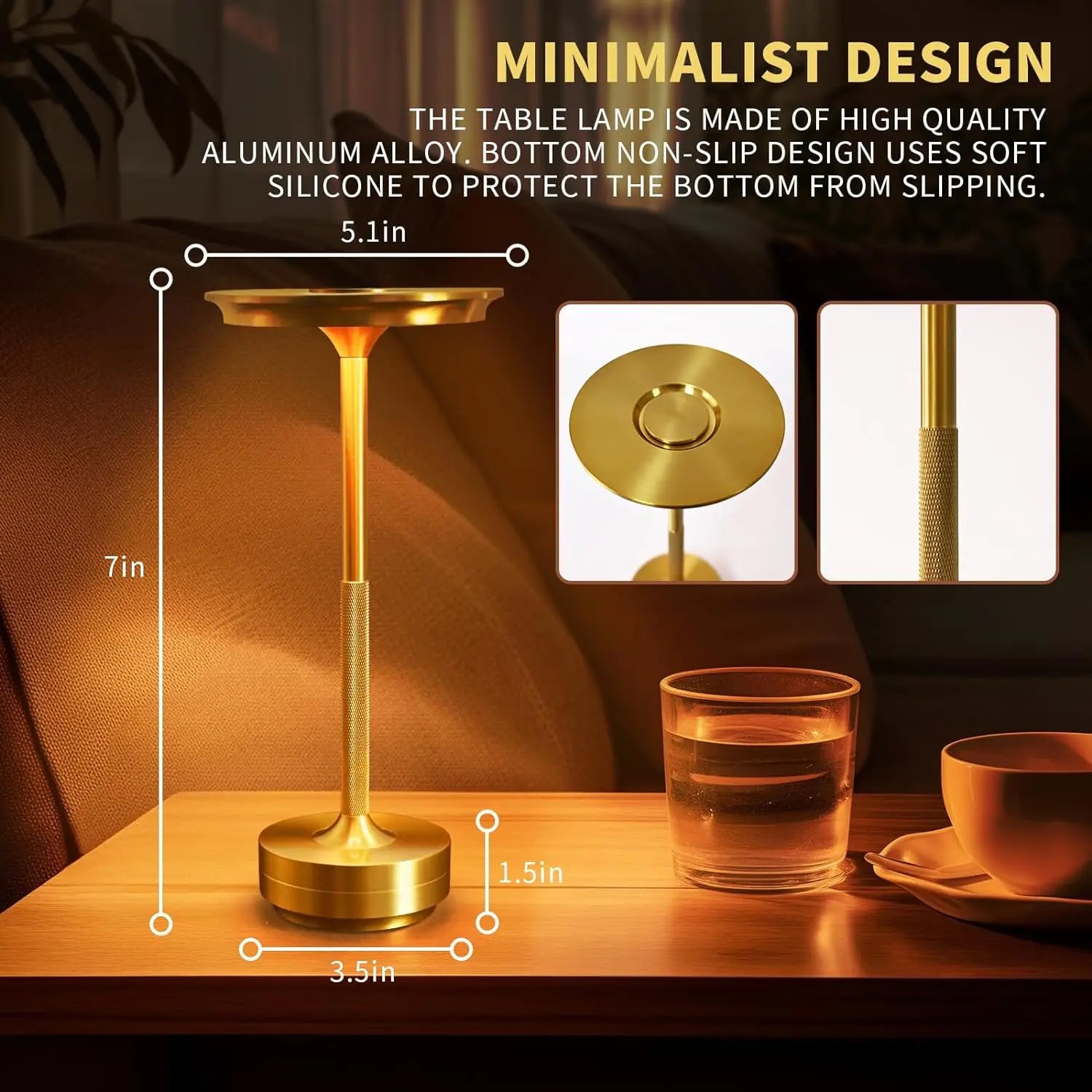 Wireless LED Desk Lamp